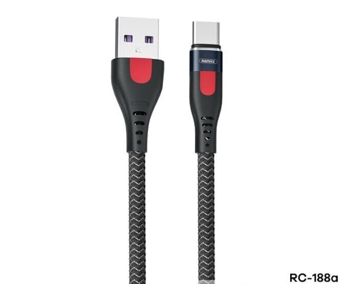 Kabelis Remax RC-188a USB-C 5A Ātra uzlāde цена и информация | Savienotājkabeļi | 220.lv
