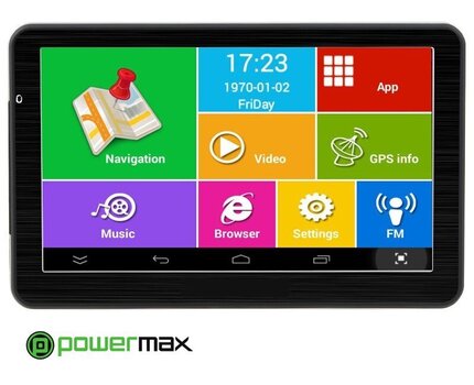 GPS uztvērējs Powermax PND720 cena un informācija | Auto GPS | 220.lv