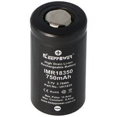 Akumulators Keeppower IMR 18350 750mAh - 8A cena un informācija | Baterijas | 220.lv