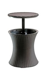 Садовый столик Cool Bar Rattan, коричневый цена и информация | Столы для сада | 220.lv