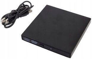 Ārējais USB SATA maciņš/maciņš 12,7 mm SATA SLIM CD/DVD optiskajam diskdzinī cena un informācija | Cieto disku somas un apvalki | 220.lv