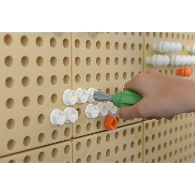 Instrumentu komplekts ar rotaļu sienu, Masterkidz цена и информация | Rotaļlietas zēniem | 220.lv