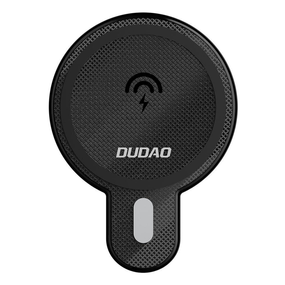 Dudao magnetic car phone holder wireless Qi charger 15 W (MagSafe compatible for iPhone) black (F13) цена и информация | Lādētāji un adapteri | 220.lv
