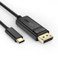 Choetech unidirectional USB Type C monitor video cable - Display Port 4K 1,8m black (XCP-1801BK) cena un informācija | Savienotājkabeļi | 220.lv