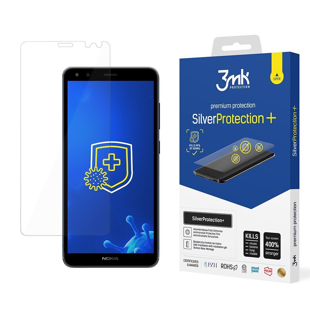 Nokia C1 2nd Edition - 3mk SilverProtection+ screen protector цена и информация | Ekrāna aizsargstikli | 220.lv