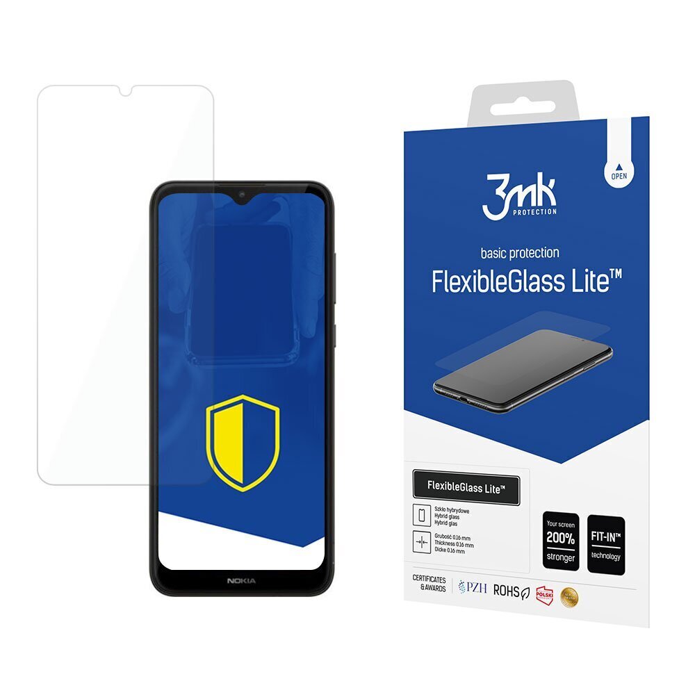 Nokia C30 - 3mk FlexibleGlass Lite™ screen protector цена и информация | Ekrāna aizsargstikli | 220.lv