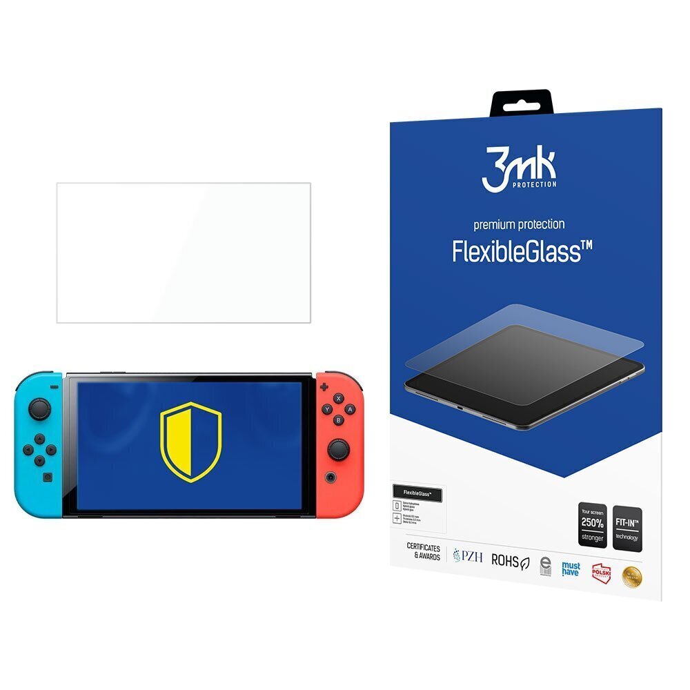 Nintendo Switch Oled - 3mk FlexibleGlass™ 8.3'' screen protector cena un informācija | Ekrāna aizsargstikli | 220.lv