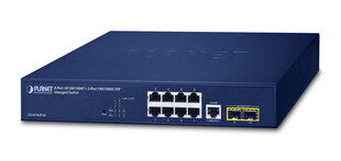 Коммутатор PLANET 10/100/1000T + 2-Port Managed L2/L4 Gigabit Ethernet (10/100/1000) 1U Blue цена и информация | Коммутаторы (Switch) | 220.lv