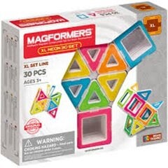 Магнитный конструктор Magformers Neon, 30 шт. цена и информация | Конструкторы | 220.lv