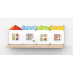 Полка в детскую комнату с магнитной доской цена и информация | Полки для книг и игрушек | 220.lv