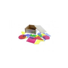 Caurspīdīgu krāsu plākšņu komplekts, MASTERKIDZ cena un informācija | Attīstošās rotaļlietas | 220.lv