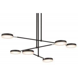 Griestu lampa Maytoni Modern kolekcija melnā krāsā 38W 3000K MOD070PL-L38B3K cena un informācija | Griestu lampas | 220.lv