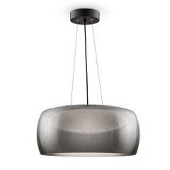 Griestu lampa Maytoni Modern kolekcija ar dūmakainu kupolu ar LED diodēm MOD073PL-L16B3K cena un informācija | Griestu lampas | 220.lv