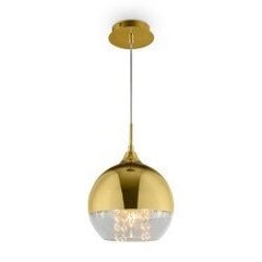 Griestu lampa Maytoni Modern kolekcija zelta krāsā ar kristāliem 1xE27 P140-PL-110-1-G cena un informācija | Griestu lampas | 220.lv