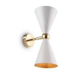 Sienas lampa Maytoni Modern kolekcija zelta krāsā ar baltiem plafoniem 2xE14 MOD108WL-02WG cena un informācija | Sienas lampas | 220.lv