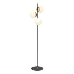 Stāvlampa Maytoni Modern kolekcija melna ar baltiem kupoliem 3xE14 MOD048FL-03G cena un informācija | Stāvlampas | 220.lv