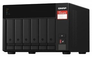 QNAP TVS-675-8G, 64GB cena un informācija | Ārējie cietie diski | 220.lv