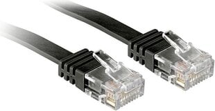 KABELIS CAT6 U/UTP 0.3M/ MELNS 47520 LINDY цена и информация | Кабели и провода | 220.lv