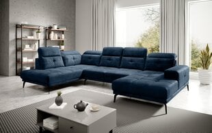 Stūra dīvāns NORE Bretan Nube 40, zils cena un informācija | Stūra dīvāni | 220.lv