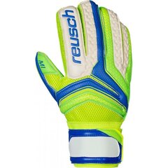 Вратарские перчатки Reusch serator prime M1 M 37 70 135 494, зеленые цена и информация | Перчатки вратаря | 220.lv