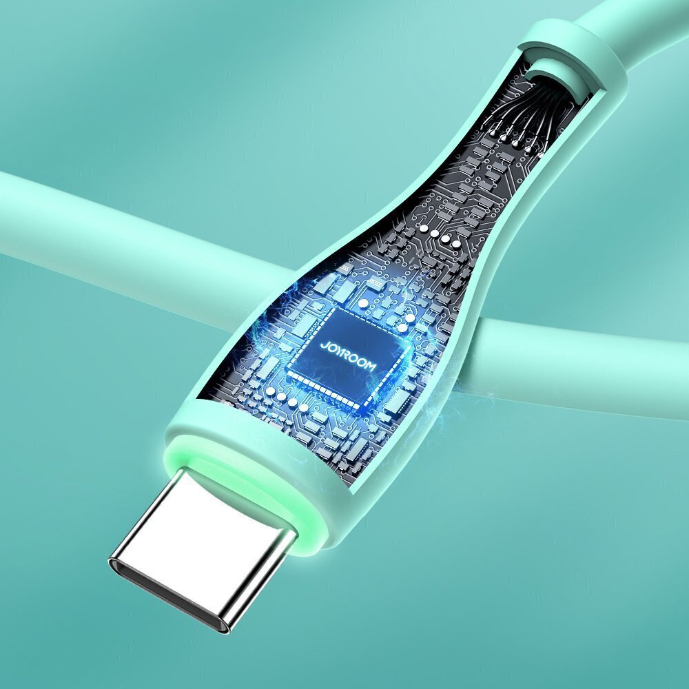 Joyroom USB - USB Type C cable 3 A 1 m black (S-1030M8) cena un informācija | Savienotājkabeļi | 220.lv