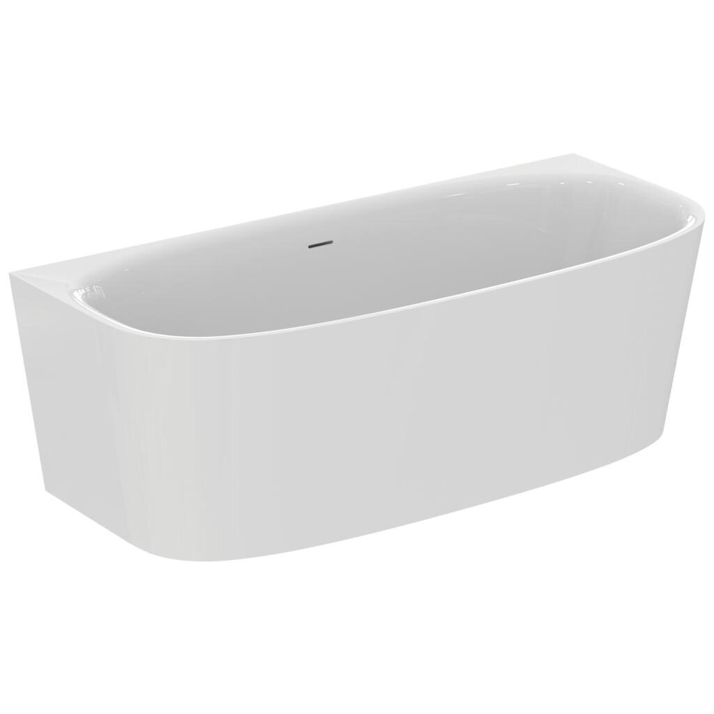 Akrila vanna Dea Duo 180x80 cm, iebūvēta sienā, ar skalošanas vārstu Click-Clack, balta, Ideal Standard cena un informācija | Vannas | 220.lv
