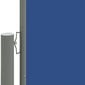 vidaXL izvelkams sānu aizslietnis, zils, 180x1200 cm cena un informācija | Saulessargi, markīzes un statīvi | 220.lv