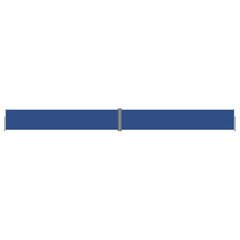vidaXL izvelkama sānu markīze, zila, 117x1200 cm cena un informācija | Saulessargi, markīzes un statīvi | 220.lv