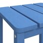 vidaXL dārza galds, zils, 38x38x46 cm, HDPE cena un informācija | Dārza galdi | 220.lv
