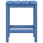 vidaXL dārza galds, zils, 38x38x46 cm, HDPE cena un informācija | Dārza galdi | 220.lv