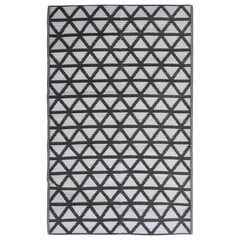vidaXL āra paklājs, melns, 140x200 cm, PP цена и информация | Ковры | 220.lv