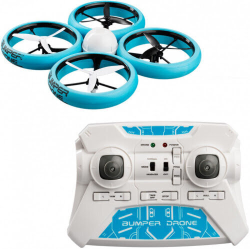 Drons BUMPER DRONE ASSORTMENT BLUE & YELLOW cena un informācija | Rotaļlietas zēniem | 220.lv