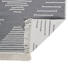 vidaXL paklājs, tumši pelēks, 120x180 cm, kokvilna цена и информация | Ковры | 220.lv