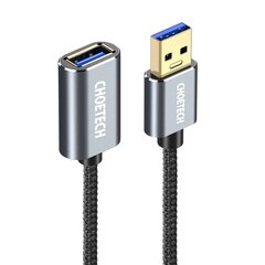 Choetech USB 3.0 (male) - USB 3.0 (female) cable extension 2 m gray (XAA001) цена и информация | Кабели для телефонов | 220.lv