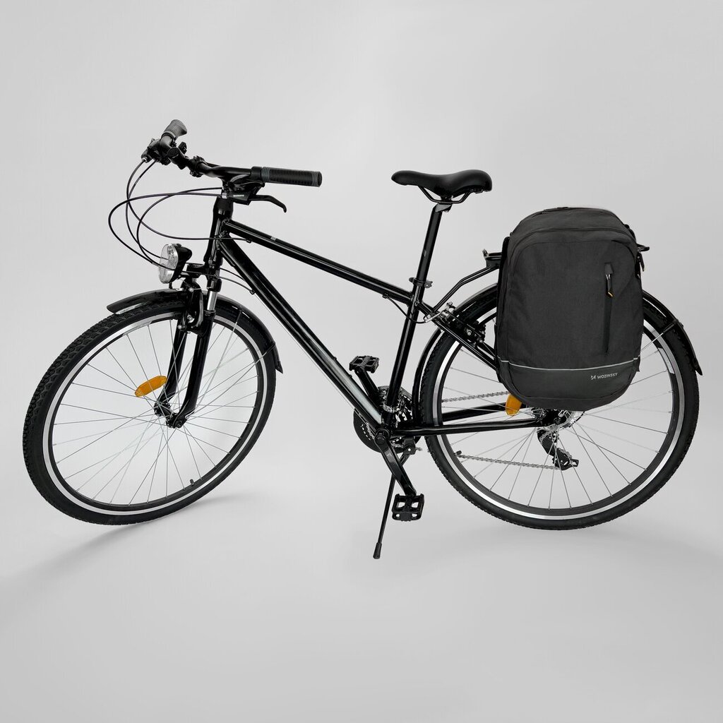 Wozinsky two-piece bicycle bag backpack 2in1 30l black (WBB30BK) cena un informācija | Velo mugursomas | 220.lv