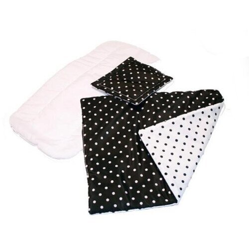 Brio - Bed Set For Brio Combi Black With White Dots / from Assort цена и информация | Rotaļlietas meitenēm | 220.lv