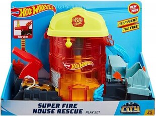 Mattel - Hot Wheels Super Fire House Rescuet / from Assort цена и информация | Игрушки для мальчиков | 220.lv