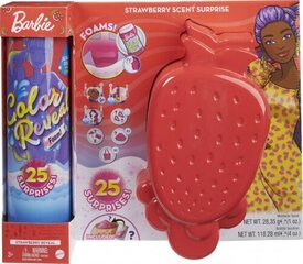 Mattel - Barbie Color Reveal Foam Strawberry Scent Surprise / from Assort cena un informācija | Rotaļlietas meitenēm | 220.lv