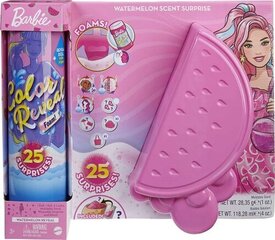 Mattel - Barbie Color Reveal Foam Watermelon Scent Surprise / from Assort cena un informācija | Rotaļlietas meitenēm | 220.lv