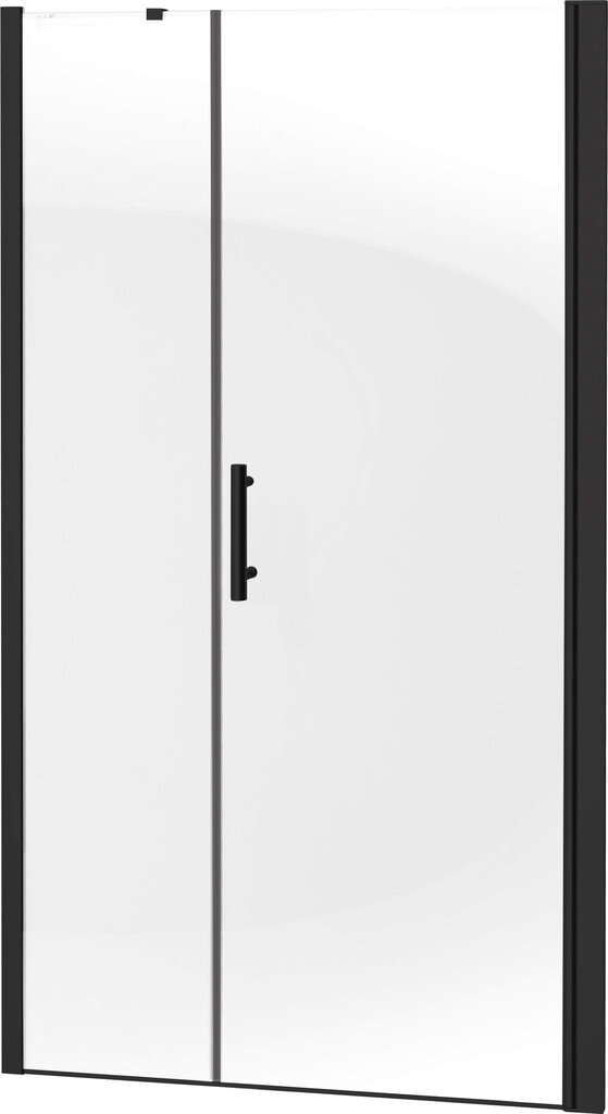 Deante dušas durvis Moon, 90,100,110,120 x 200 cm, Nero cena un informācija | Dušas durvis, dušas sienas | 220.lv