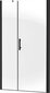 Deante dušas durvis Moon, 90,100,110,120 x 200 cm, Nero цена и информация | Dušas durvis, dušas sienas | 220.lv