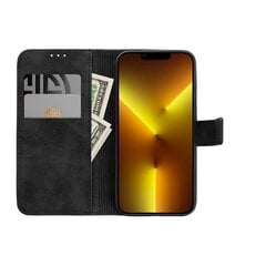 iPhone 13 Mini maciņš, Tender Book, melns cena un informācija | Telefonu vāciņi, maciņi | 220.lv