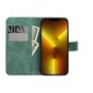 Samsung Galaxy S22 maciņš, Tender Book, zaļš цена и информация | Telefonu vāciņi, maciņi | 220.lv