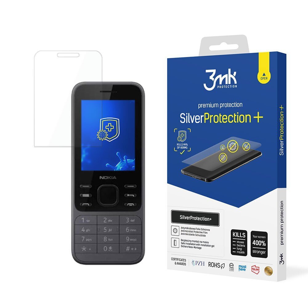 Nokia 6300 4G - 3mk SilverProtection+ screen protector цена | 220.lv