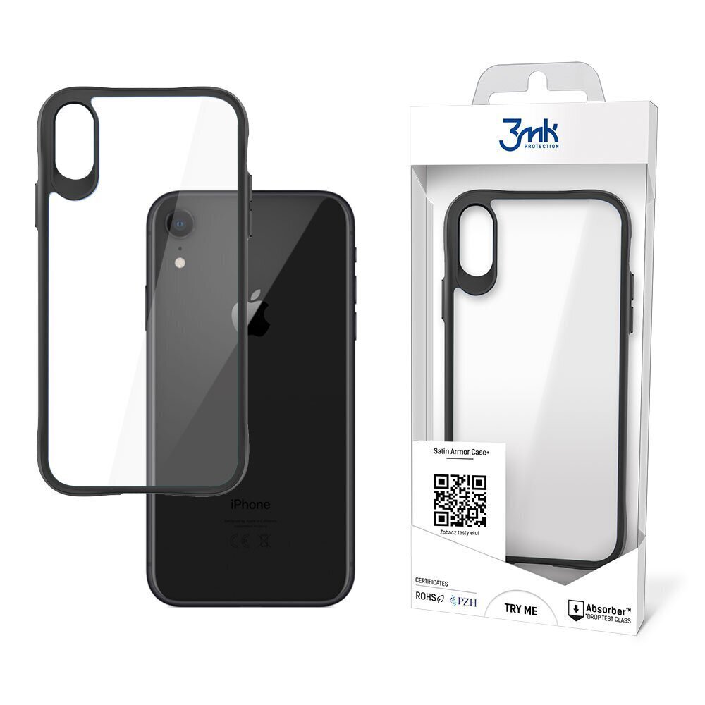 Apple iPhone Xr - 3mk Satin Armor Case+ cena un informācija | Telefonu vāciņi, maciņi | 220.lv