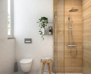 Deante dušas sistēma ar jaucējkrānu Arnika NAC_01QK, Chrome цена и информация | Душевые комплекты и панели | 220.lv