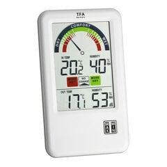 Bezvadu termohigrometrs ar ventilācijas ieteikumu BEL-AIR TFA 30.3045.IT цена и информация | Метеорологические станции, термометры | 220.lv