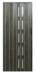 Складная дверь 005S OAK GRAPHITE MAT - 80 см цена и информация | Внутренние двери | 220.lv