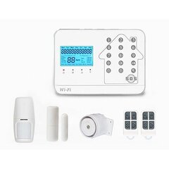 Комплект WIFI+GSM-сигнализации SmartLife WALE PR-JT-99CST, с беспроводными датчиками цена и информация | Системы безопасности, контроллеры | 220.lv