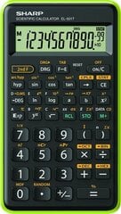 Kalkulators Sharp Scientific EL-501T, zaļš cena un informācija | Kancelejas preces | 220.lv
